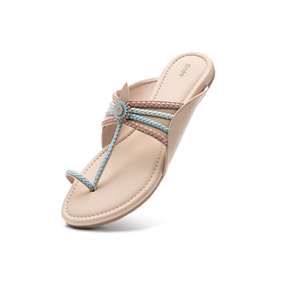 Frido Women's Ethnic Comfort Flat Sandal
