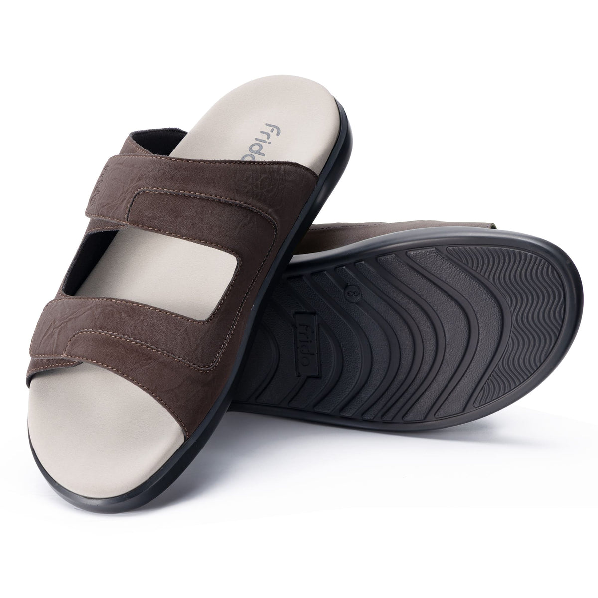 Frido Men's Comfort Dual Strap Sandals