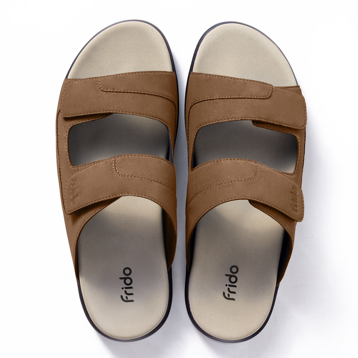 Frido Men's Comfort Dual Strap Sandals