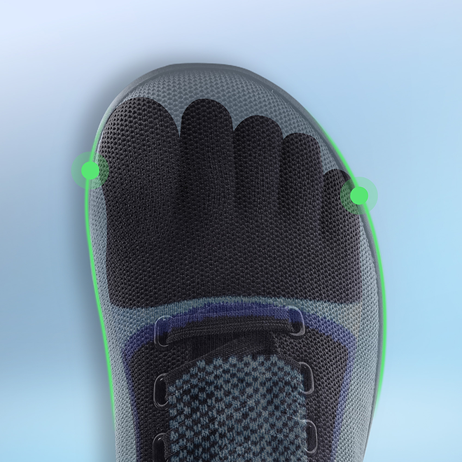 Designed To Perform Best With Wide Toe-Box Shoes