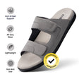 Frido Men's Comfort Dual Strap Sandals