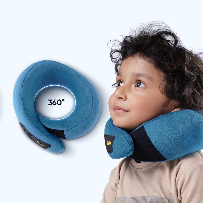 Child-Friendly 360° Neck, Spine & Chin Support For Travel