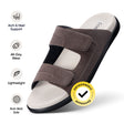 Frido Men's Comfort Dual Strap Sandals