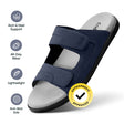 Frido Men's Comfort Dual Strap Sandals