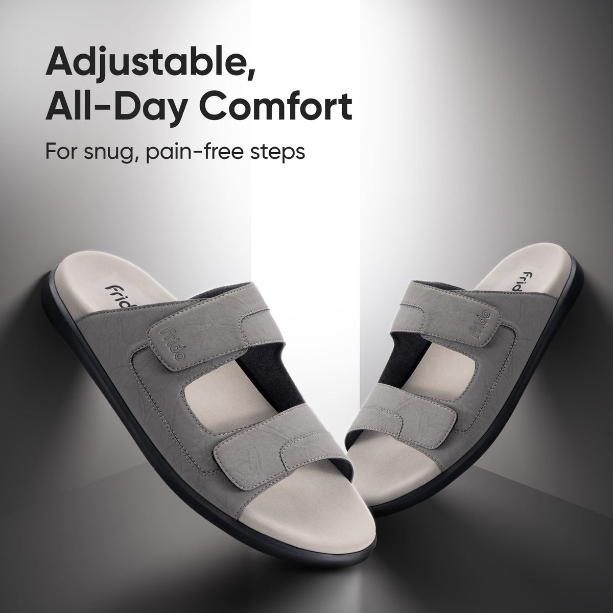 Frido Men's Comfort Dual Strap Sandals