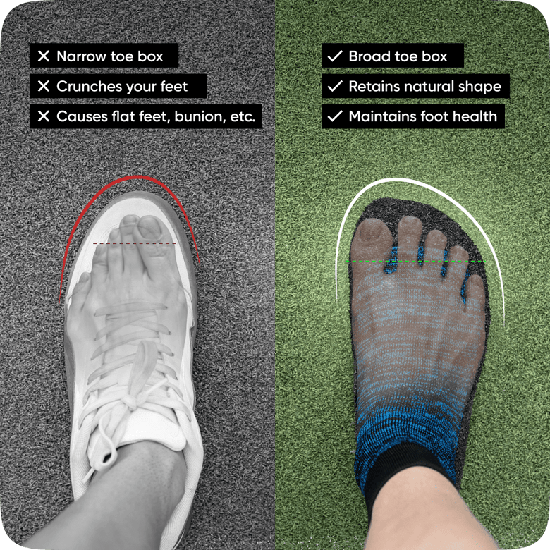 Broader Toe Box
