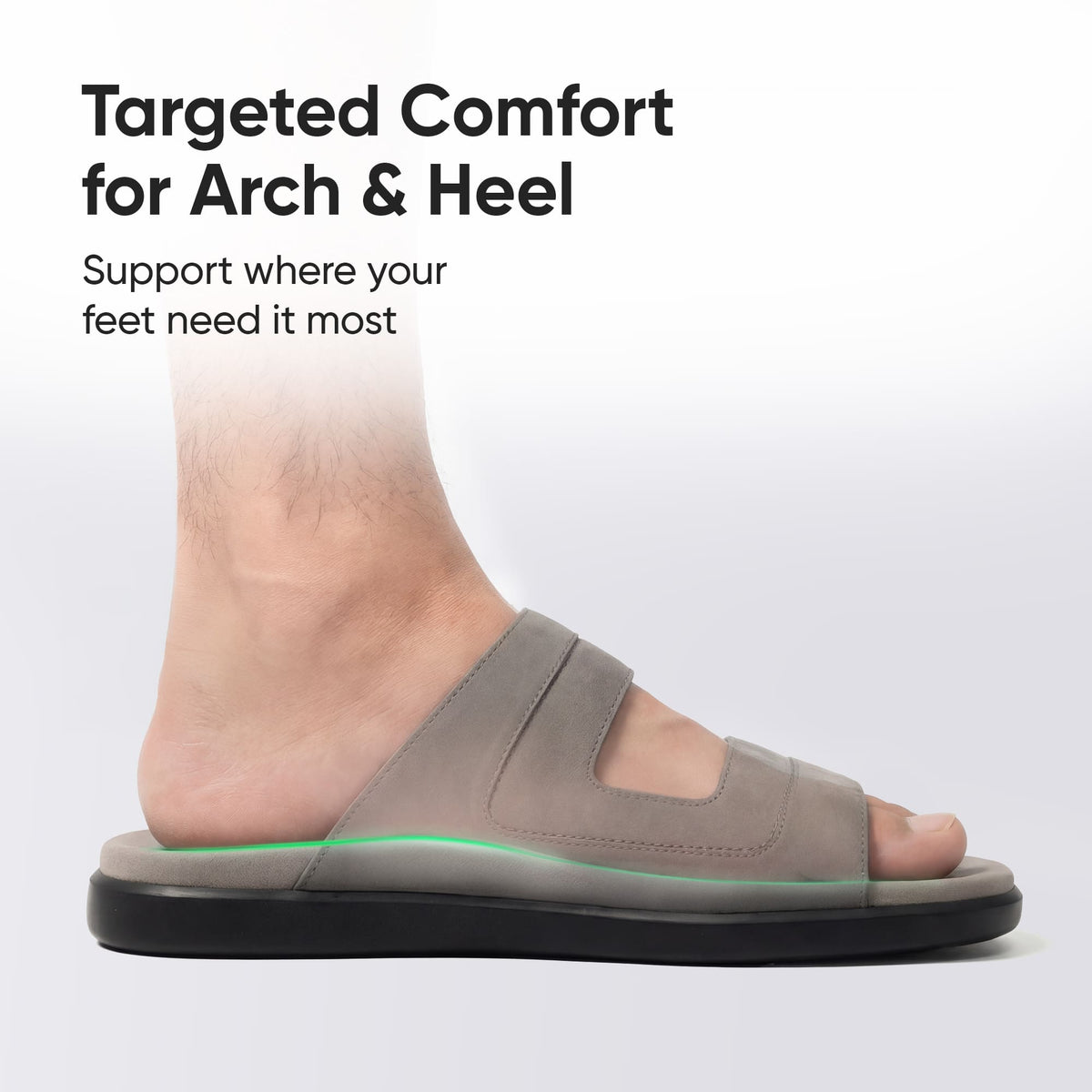 Frido Men's Comfort Dual Strap Sandals