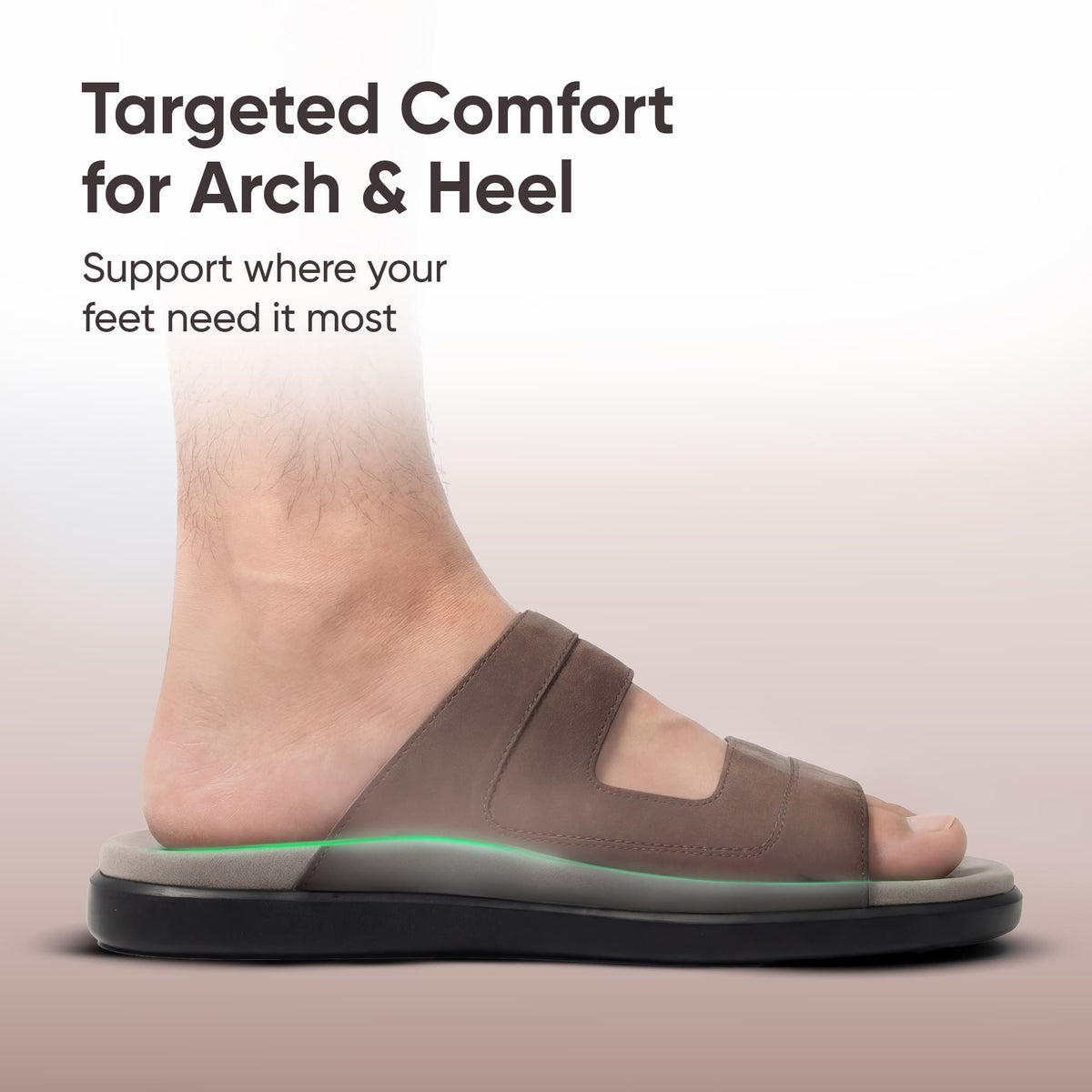 Frido Men's Comfort Dual Strap Sandals