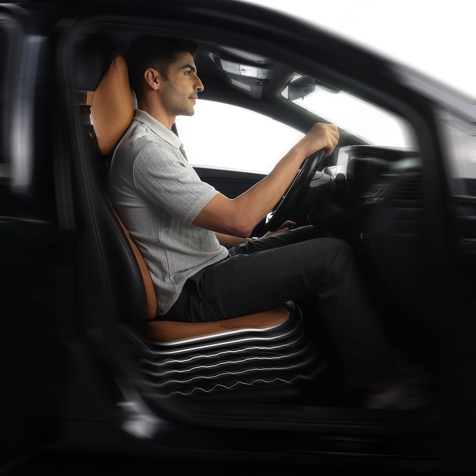 Absorbs Road Vibrations Reducing Fatigue During Long Driving Hours