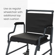 2000 Commode Wheelchair