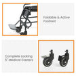 2000 Commode Wheelchair