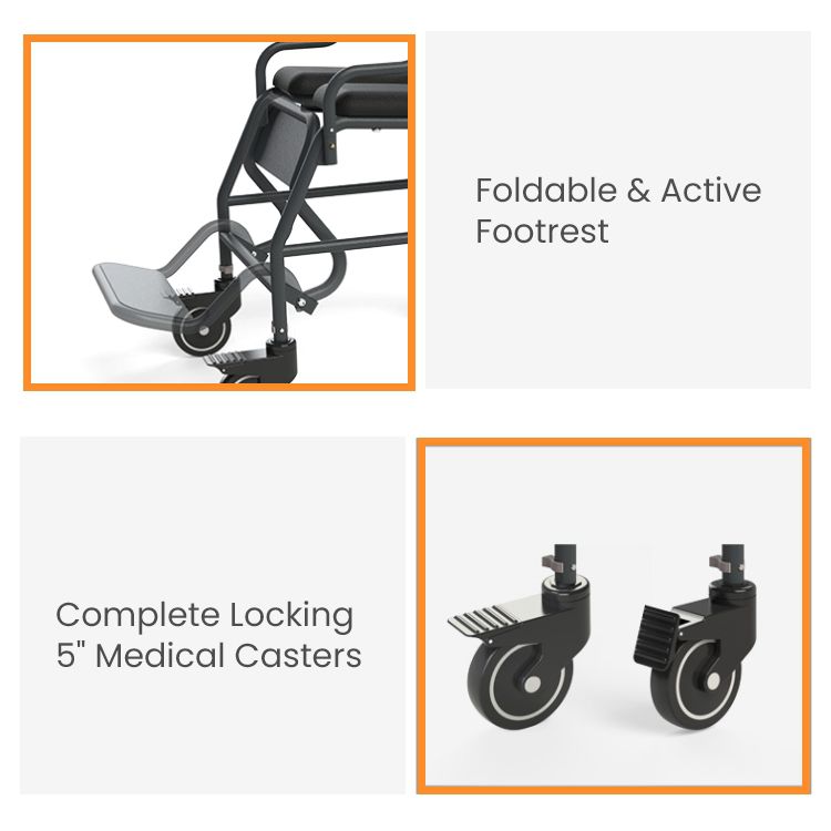 2000 Commode Wheelchair