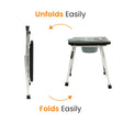 Frido Foldable Commode Stool