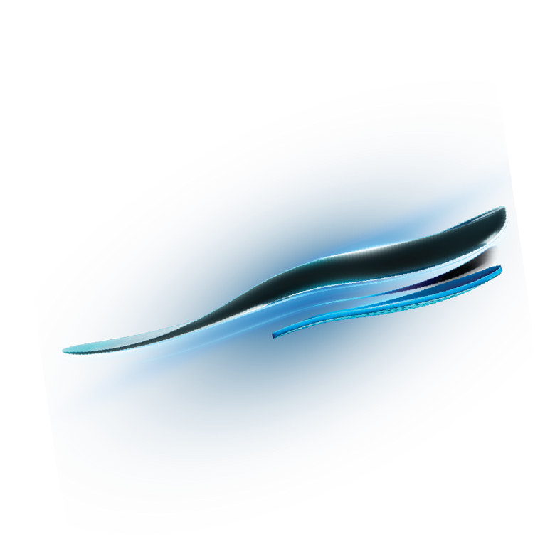 Deep heel cup support that fits your heel securely.