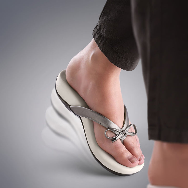 Soft Cushioned Footbed Reduces Strain While Walking