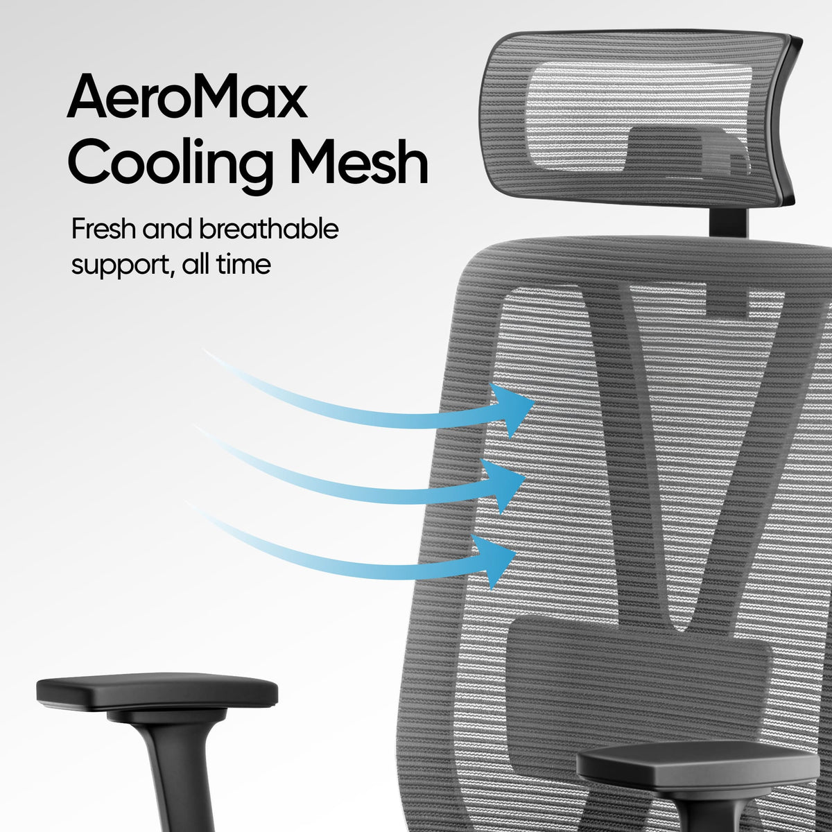 Frido AeroMesh Classic Ergo Chair - With Headrest