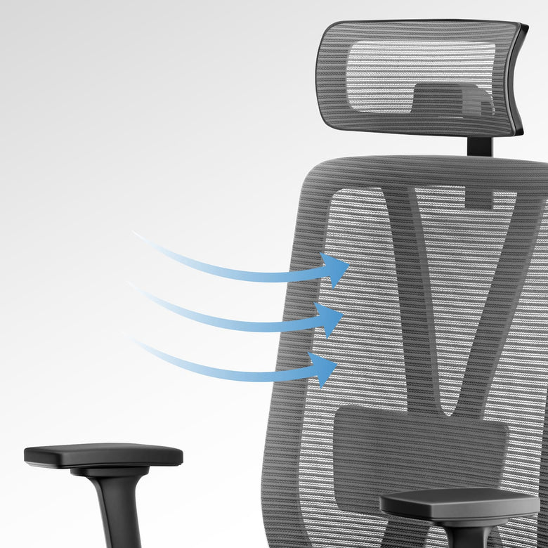 Advanced Ventilation With AeroMax Cooling Mesh