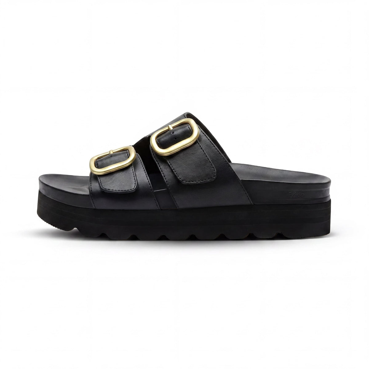 Frido Women's Arch Comfort Wedge Sandals - Buckle Strap