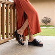 Frido Women's Arch Comfort Wedge Sandals - Buckle Strap