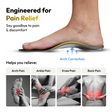 Frido Arch Support Insoles Rigid + Semi Rigid Combo