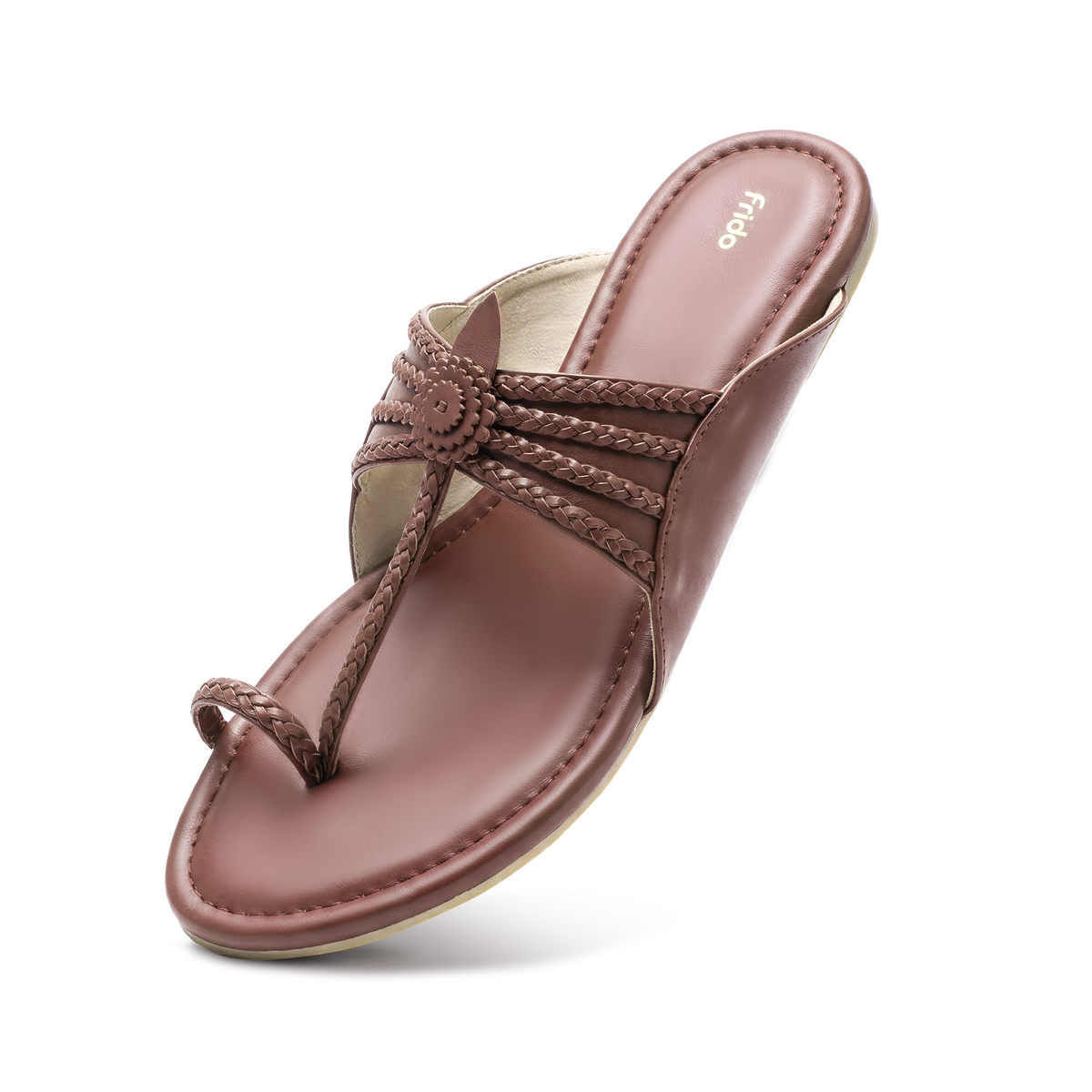 Frido Women's Ethnic Comfort Flat Sandal