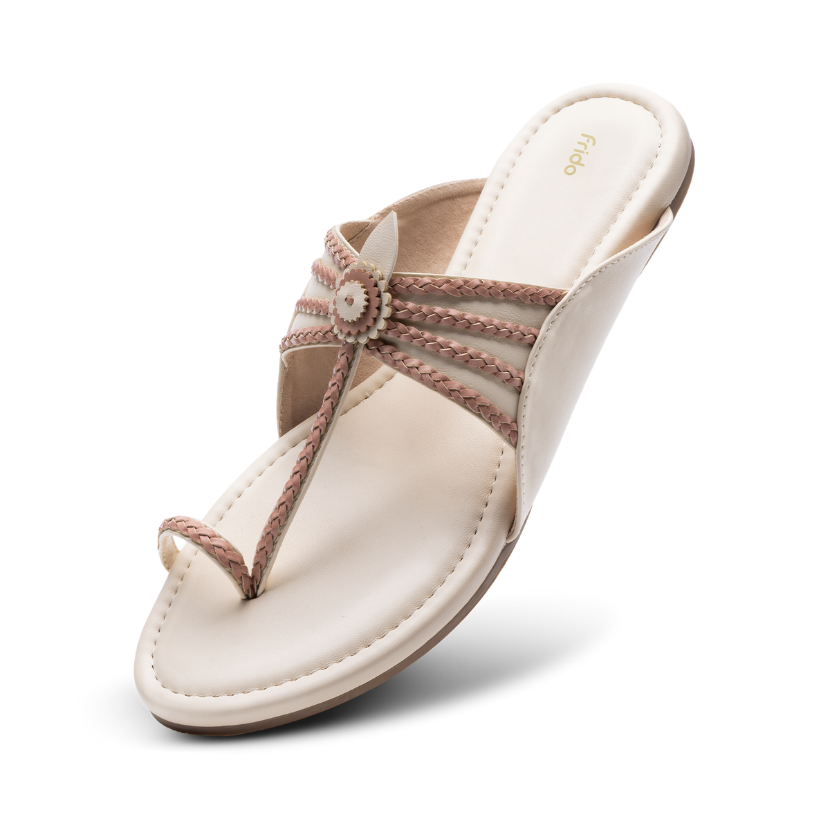 Frido Women's Ethnic Comfort Flat Sandal
