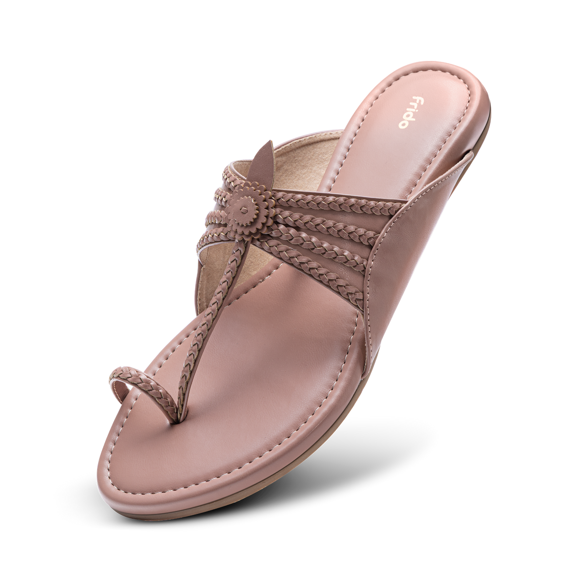Frido Women's Ethnic Comfort Flat Sandal
