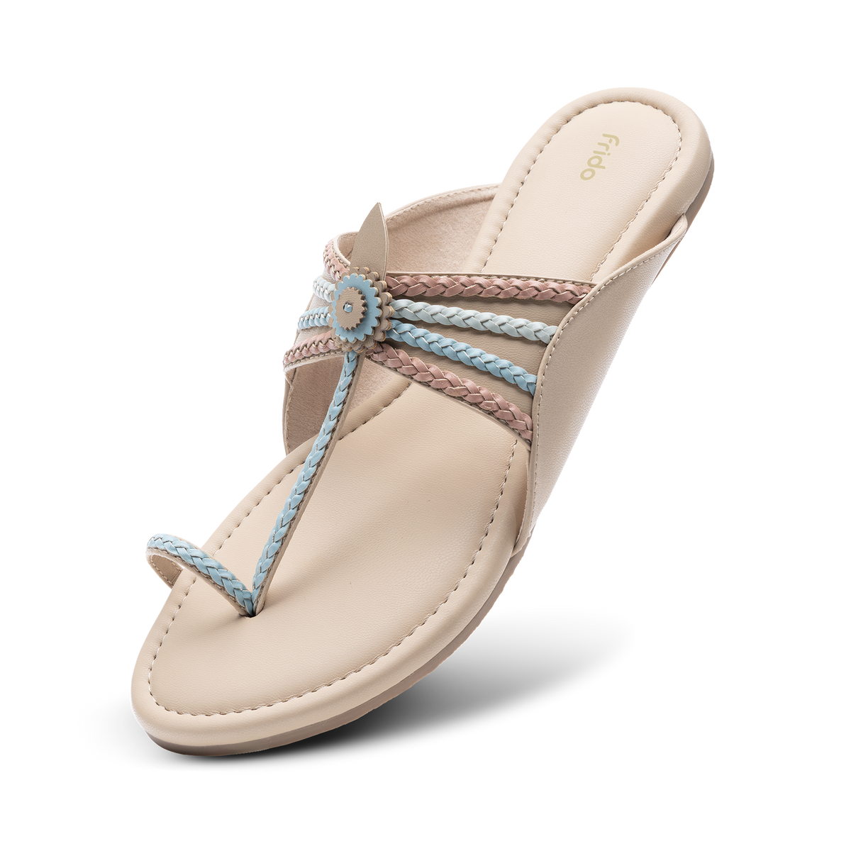 Frido Women's Ethnic Comfort Flat Sandal