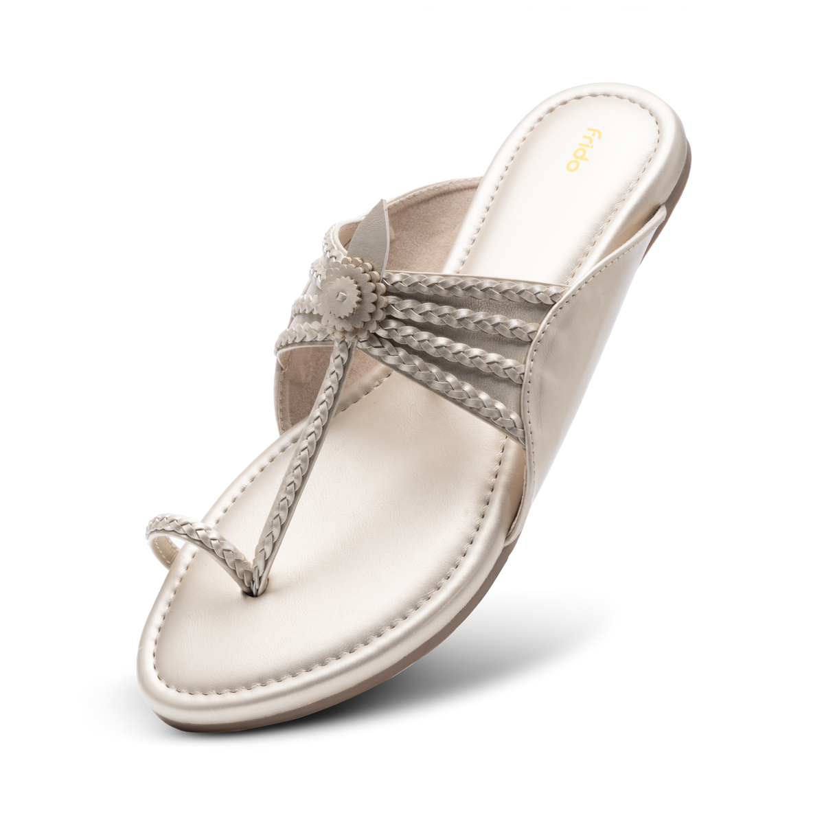 Frido Women's Ethnic Comfort Flat Sandal