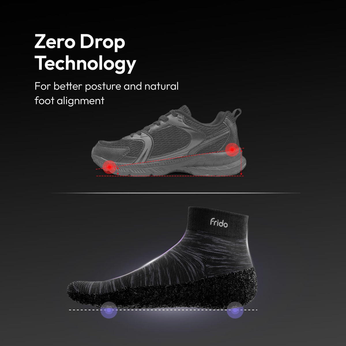Frido Barefoot Sock Shoe Pro