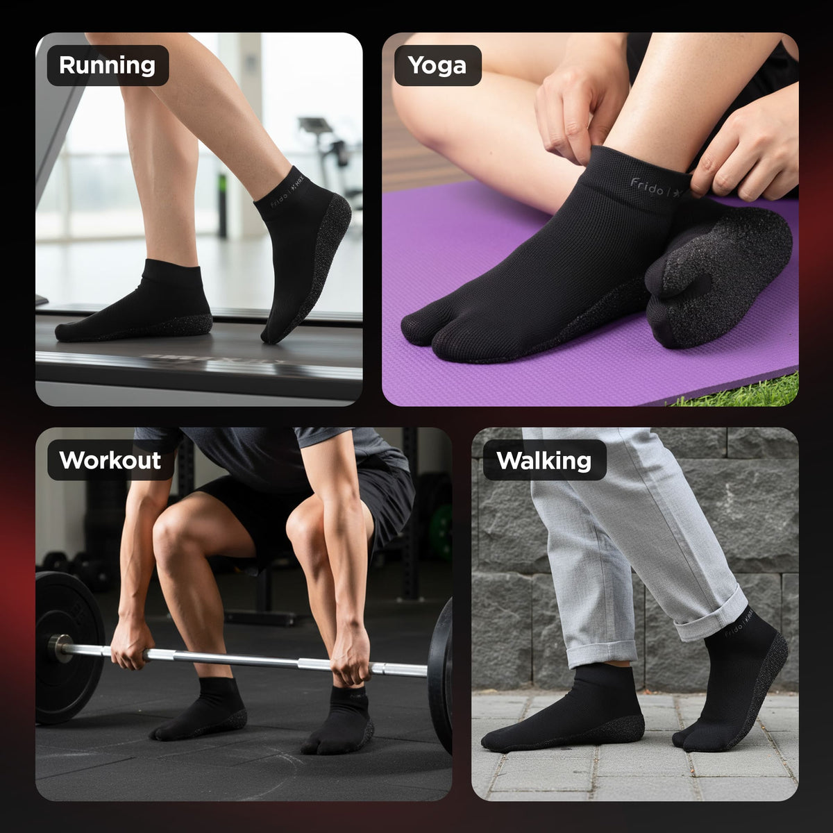Frido x HRX Barefoot Sock Shoe Pro