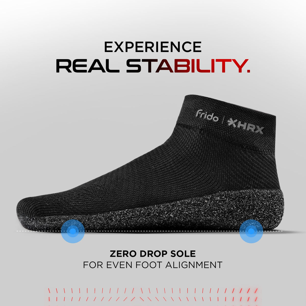 Frido x HRX Barefoot Sock Shoe Pro