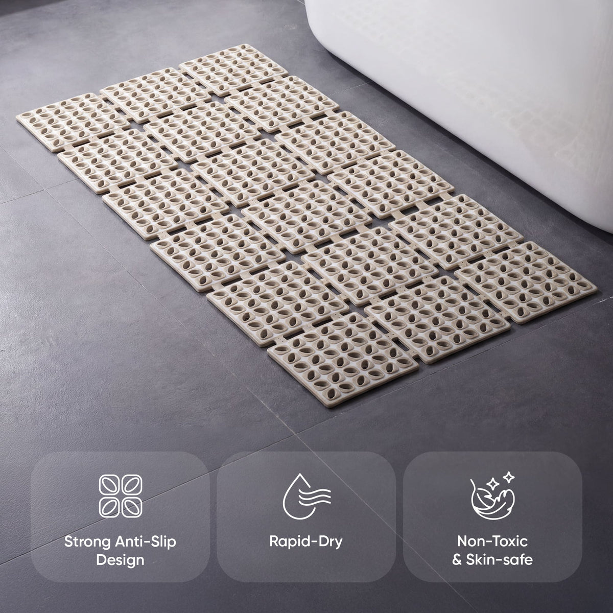 Frido Bear Grip Bath Mat