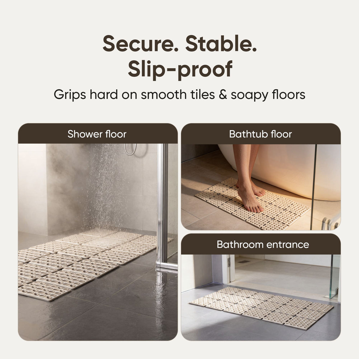Frido Bear Grip Bath Mat