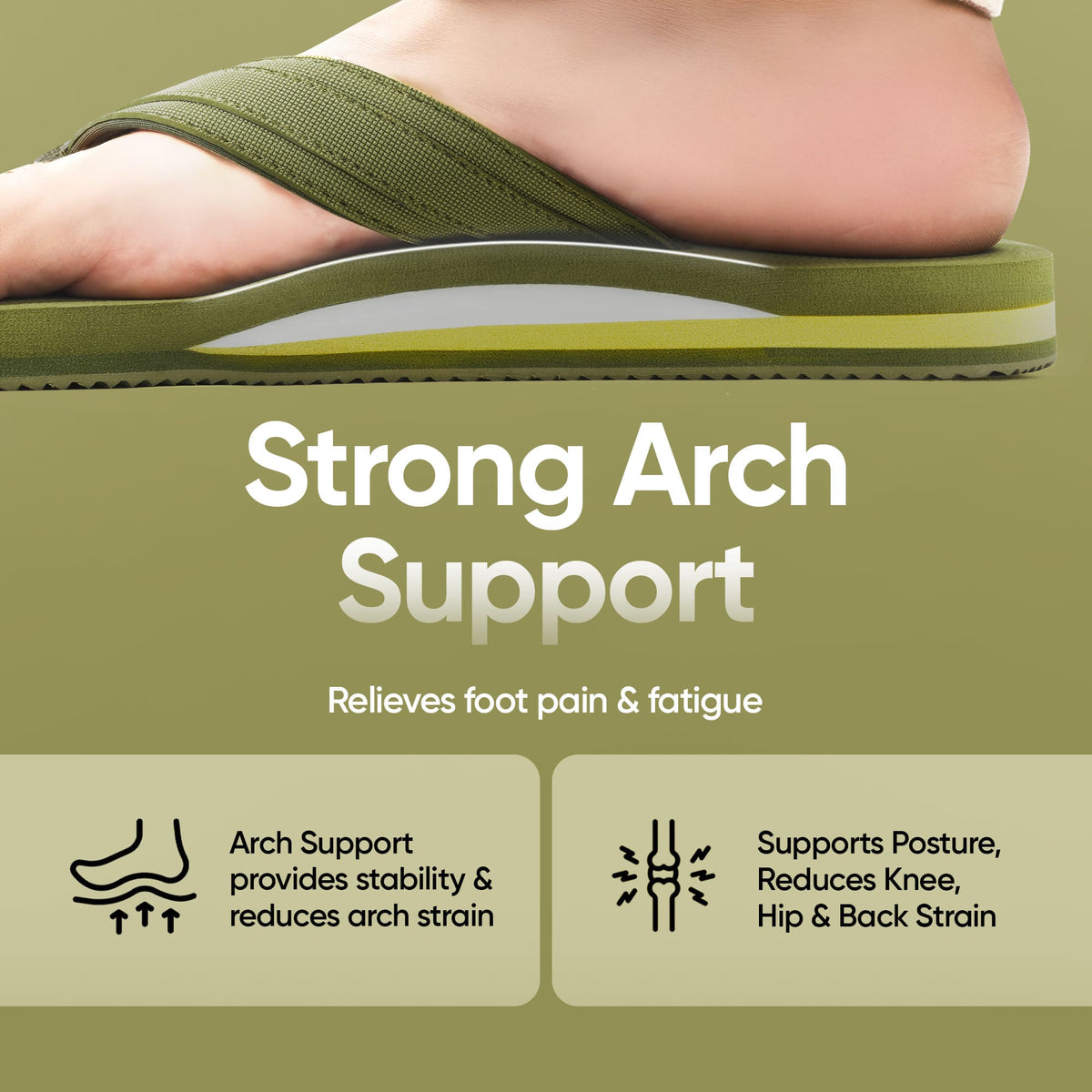 Frido Cloud Comfort Arch Support Slippers