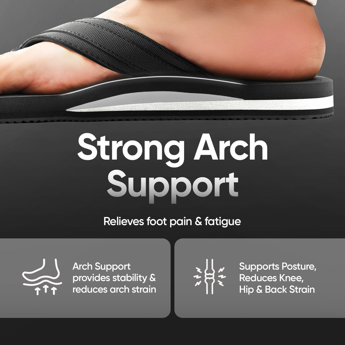 Frido Cloud Comfort Arch Support Slippers