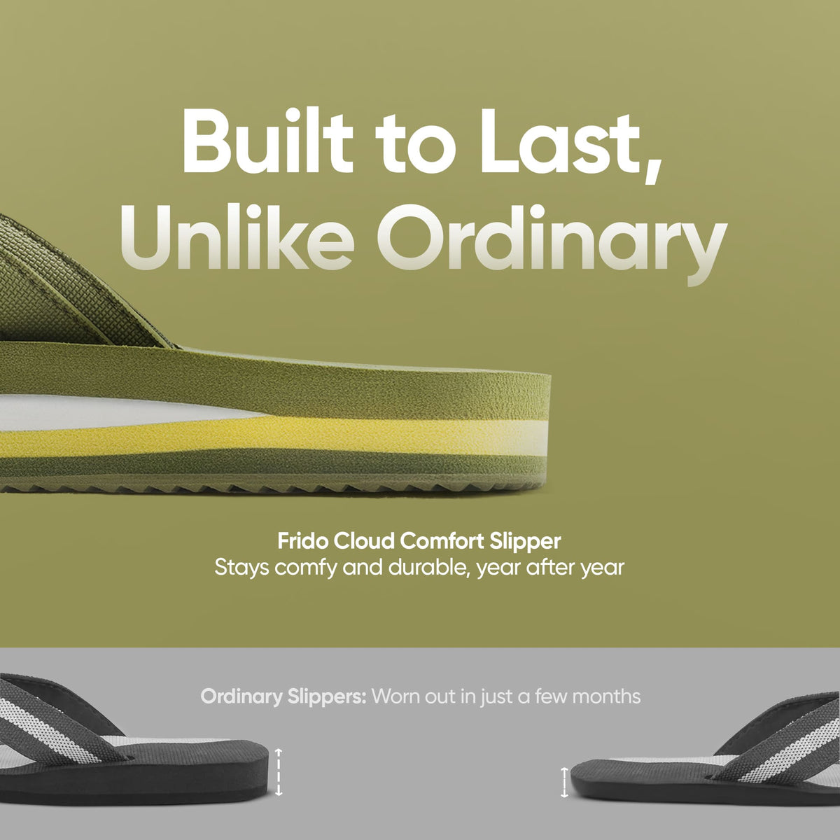 Frido Cloud Comfort Arch Support Slippers