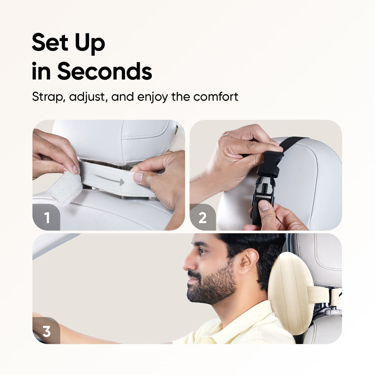 Frido Car Neck Rest Mini Pillow
