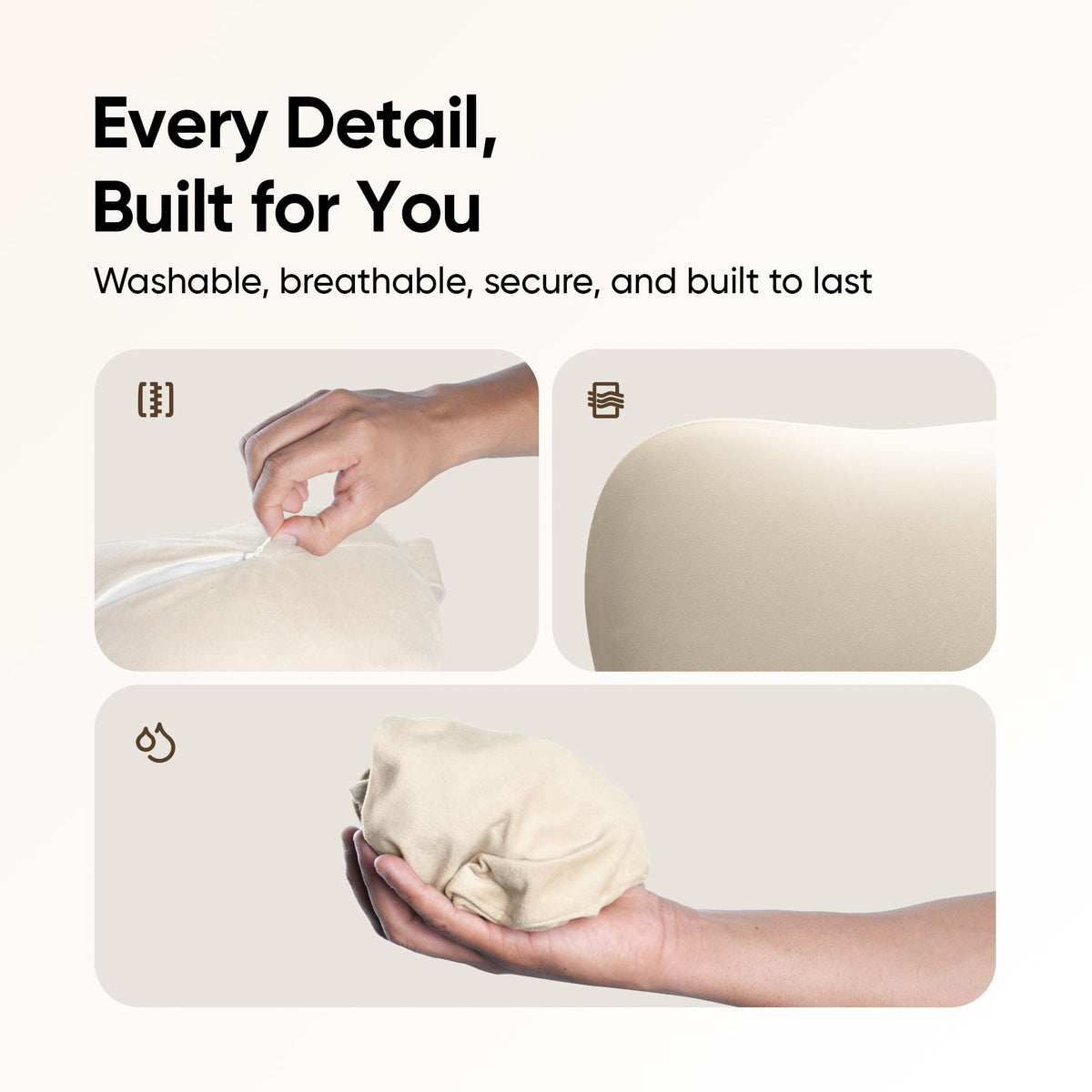 Frido Car Neck Rest Mini Pillow
