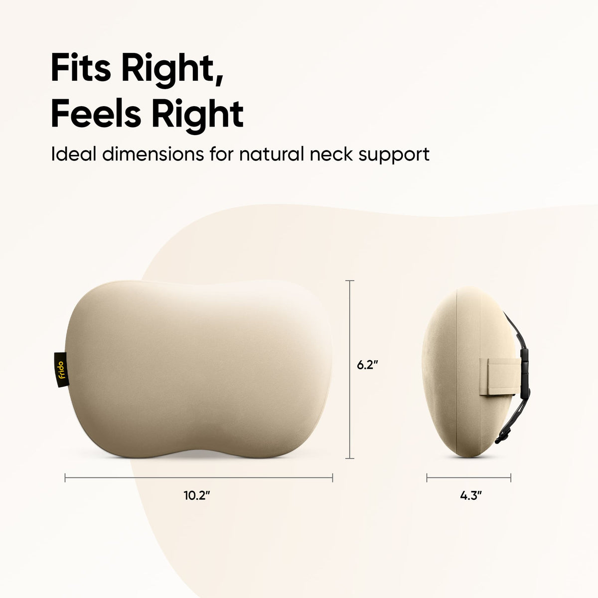 Frido Car Neck Rest Mini Pillow
