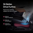 Frido Premium Car Wedge Seat Cushion