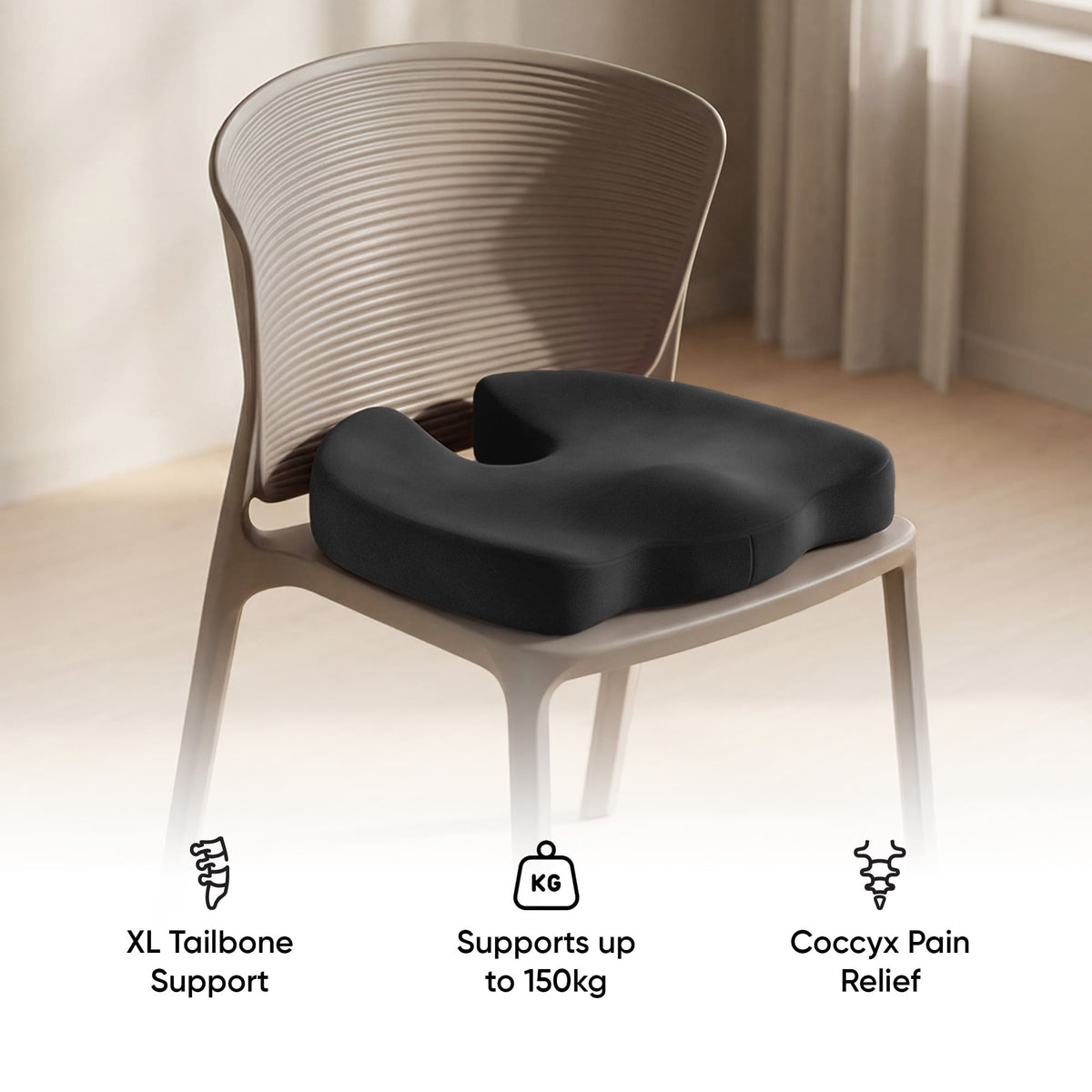 Frido XL Coccyx Seat Cushion