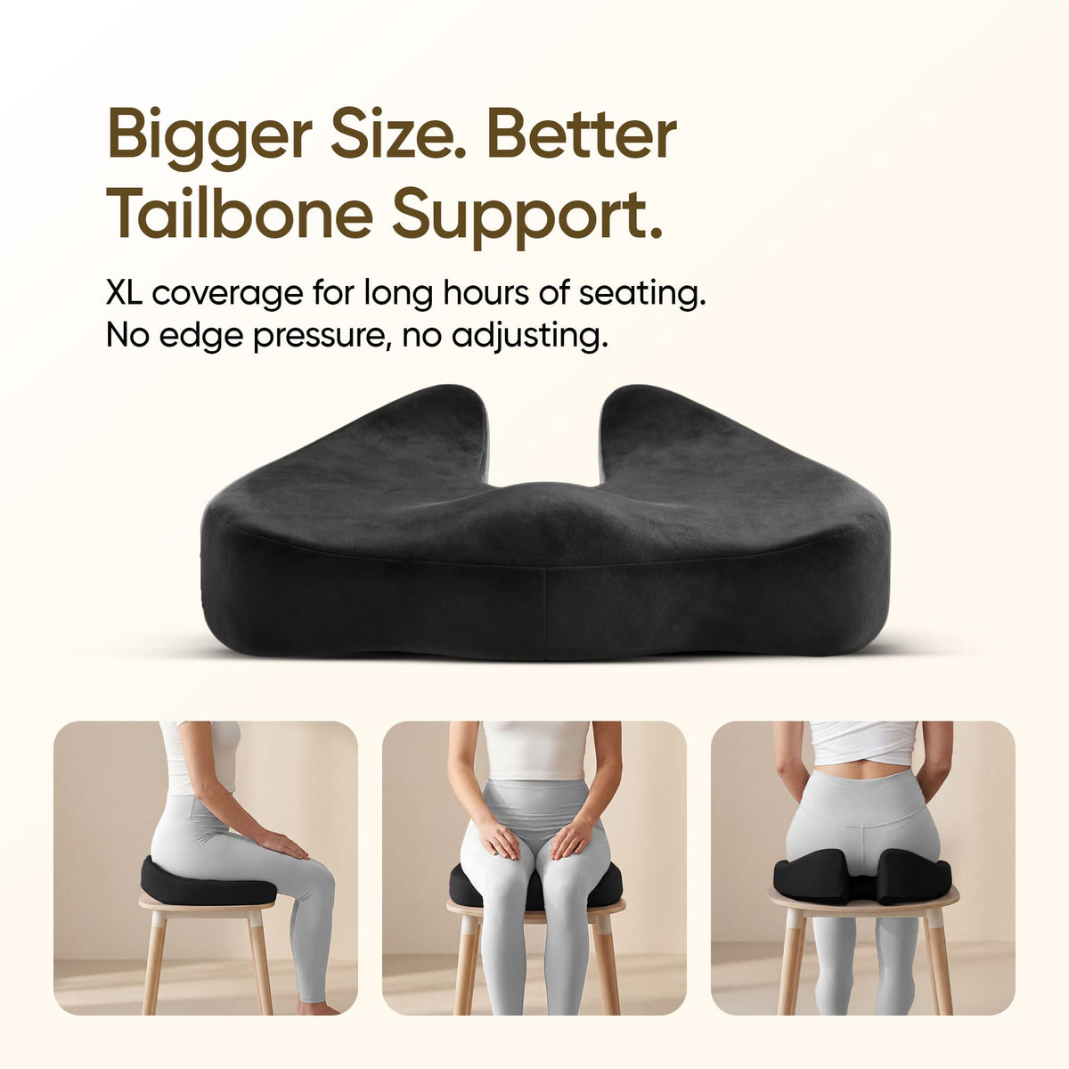 Frido XL Coccyx Seat Cushion