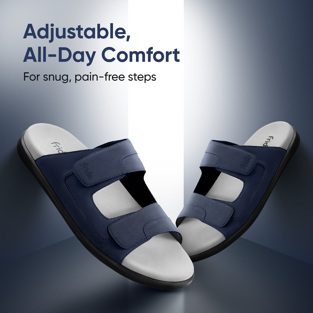 Frido Men's Comfort Dual Strap Sandals