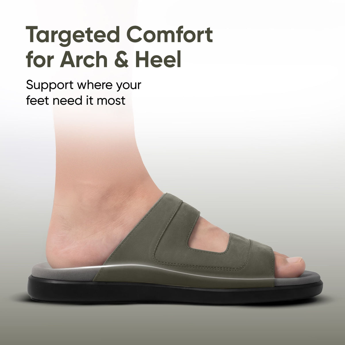 Frido Men's Comfort Dual Strap Sandals