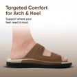 Frido Men's Comfort Dual Strap Sandals