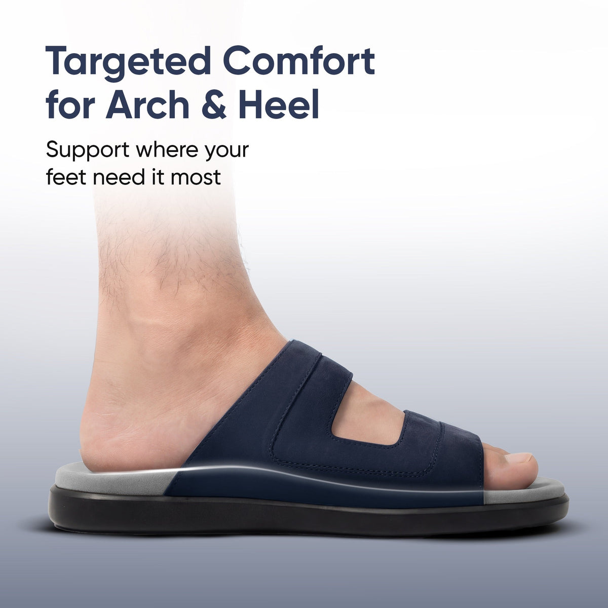 Frido Men's Comfort Dual Strap Sandals