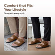 Frido Men's Comfort Dual Strap Sandals
