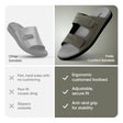 Frido Men's Comfort Dual Strap Sandals