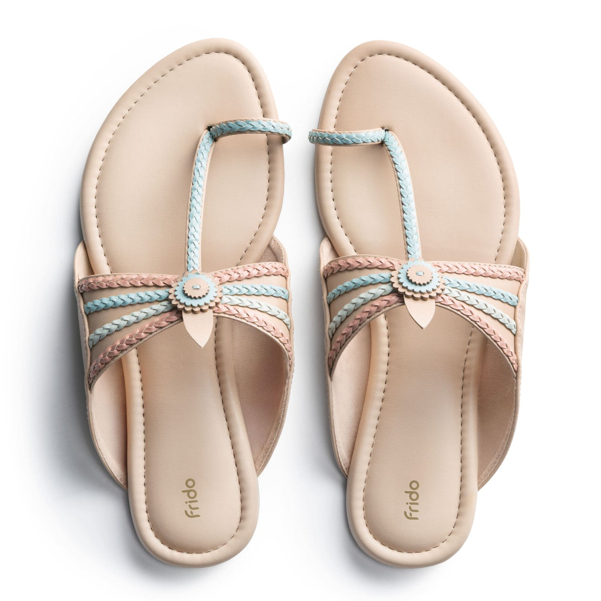 Frido Women's Ethnic Comfort Flat Sandal